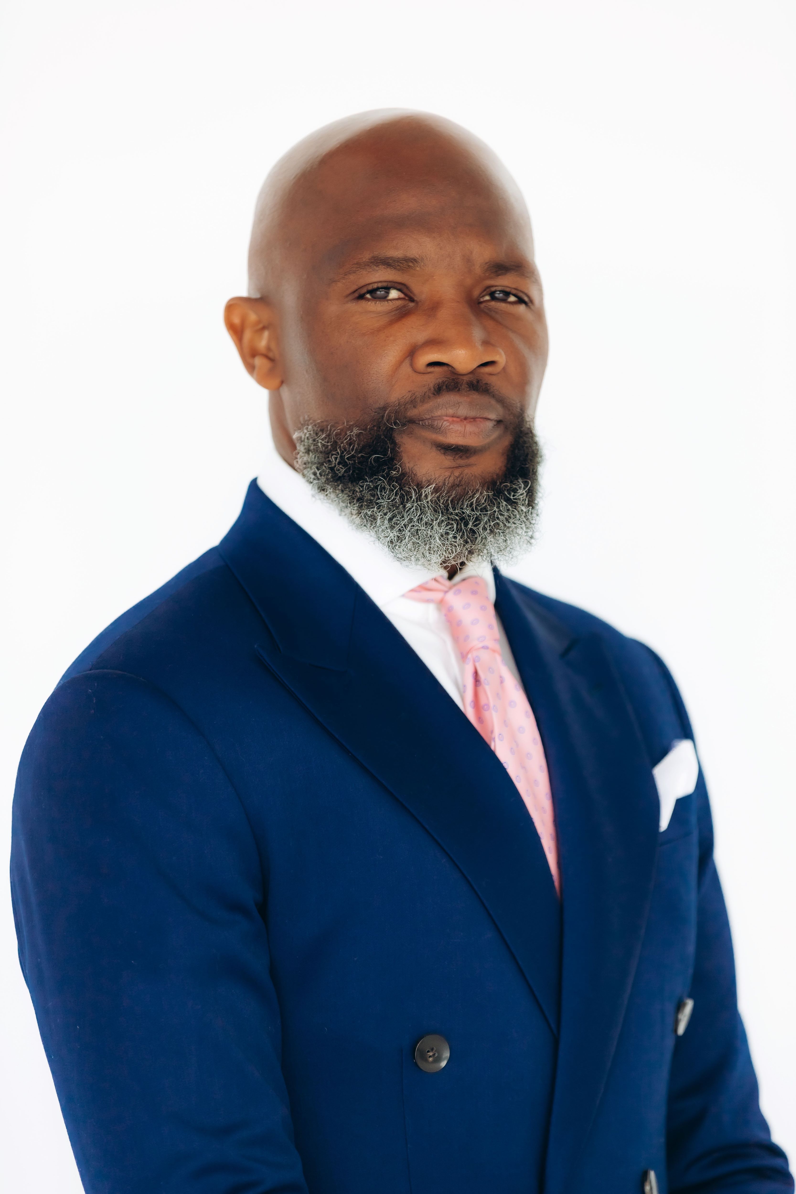 Bertrand K. Maimo speaking at a leadership summit
